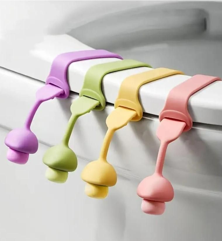 Silicone Toilet Seat Lifter (Pack of 4)